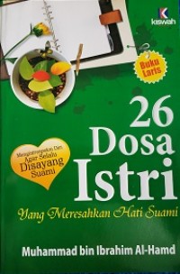 26 dosa istri :yang meresahkan hati suami