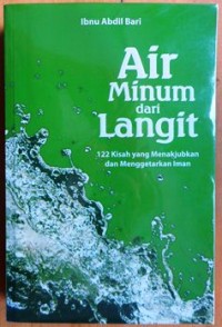 Air minum dari langit