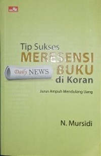 Tip sukses meresensi buku di koran