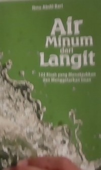Air Minum Dari Langit