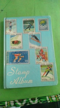 Stamp Album(biru muda)