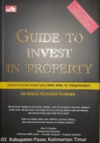 Guide to invest in property