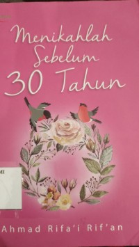 menikah sebelum 30 tahun