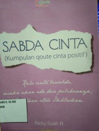 Sabda cinta