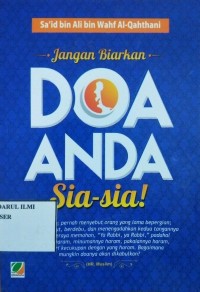 Jangan biarkan doa anda sia-sia!