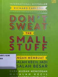 Don't Sweat the Small Stuff