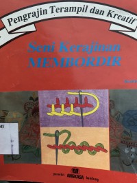 Seni kerajinan membordir