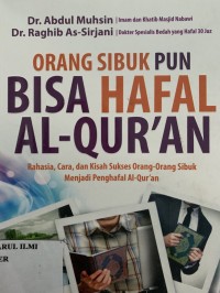 Orang sibuk pun bisa hafal al qur'an