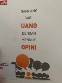 Gampang cari uang dengan menulis opini