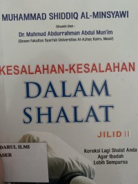 kesalahan-kesalahan dalam sholat