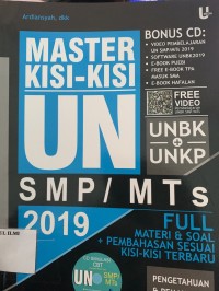 Master kisi-kisi UN SMP/MTS