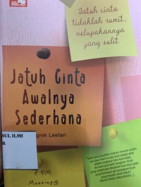 Jatuh cinta awalnya sederhana